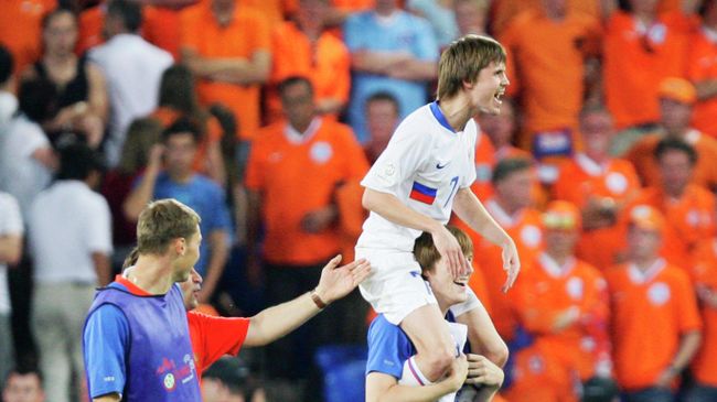 Футболисты сборной России на ЕВРО-2008