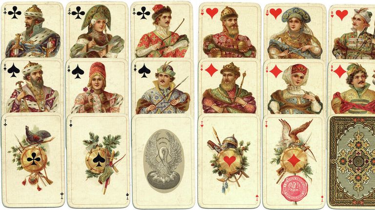 Русские картежные карты. 1911 год 