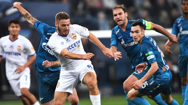 Матч Зенит - ЦСКА