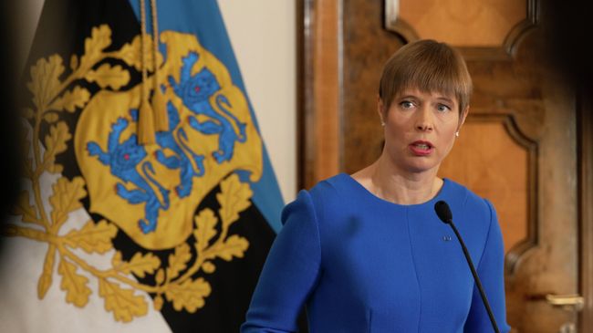 Президент Эстонии Керсти Кальюлайд Президент Эстонии Керсти Кальюлайд