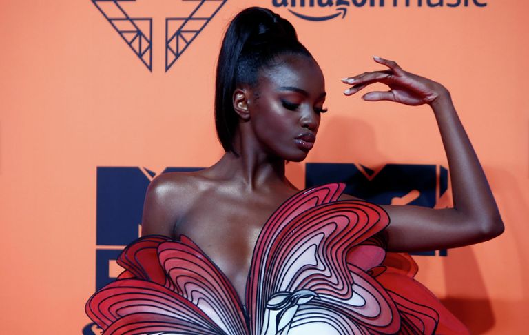 Модель Леоми Андерсон на церемонии награждения MTV Europe Music Awards