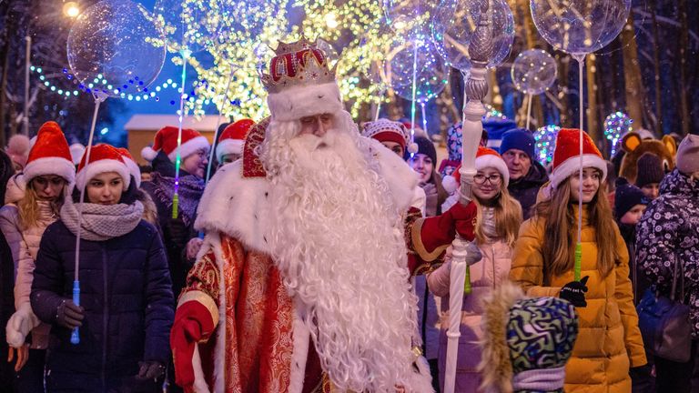 Новогодние украшения в Рязани Новогодние украшения в Рязани