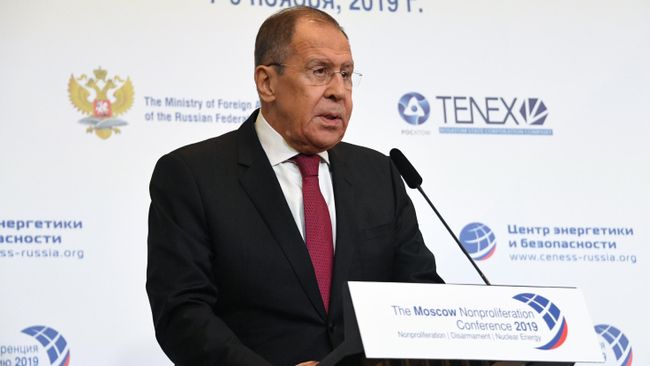 Министр иностранных дел РФ Сергей Лавров выступает на Московской конференции по нераспространению (атомная энергетика, разоружение, нераспространение) Министр иностранных дел РФ Сергей Лавров выступает на Московской конференции по нераспространению (атомная энергетика, разоружение, нераспространение)