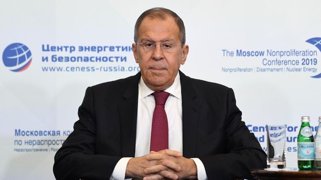 Министр иностранных дел РФ Сергей Лавров на Московской конференции по нераспространению Министр иностранных дел РФ Сергей Лавров на Московской конференции по нераспространению