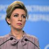 Официальный представитель Министерства иностранных дел РФ Мария Захарова во время брифинга Официальный представитель Министерства иностранных дел РФ Мария Захарова во время брифинга
