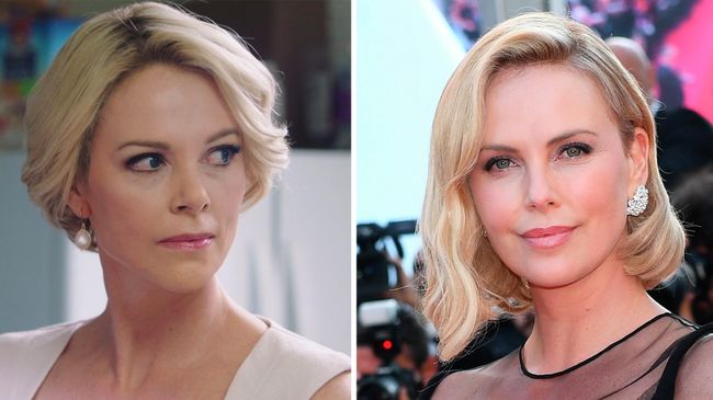 Шарлиз Терон в роли Megyn Kelly из фильма Скандал и на Каннском международном кинофестивале Шарлиз Терон в роли Megyn Kelly из фильма Скандал и на Каннском международном кинофестивале