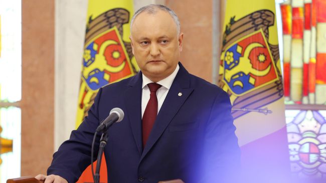 Президент Молдавии Игорь Додон Президент Молдавии Игорь Додон