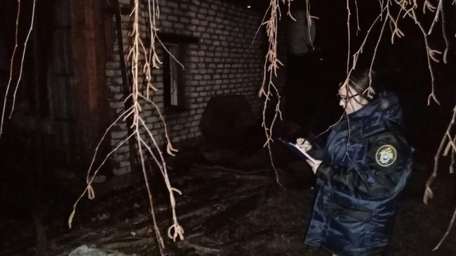 Пожар в поселке Турки Саратовской области. 14 ноября 2019