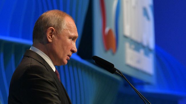 Президент РФ Владимир Путин