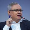 Президент-председатель правления Банка ВТБ Андрей Костин  на форуме New Retail Forum. Почта России
