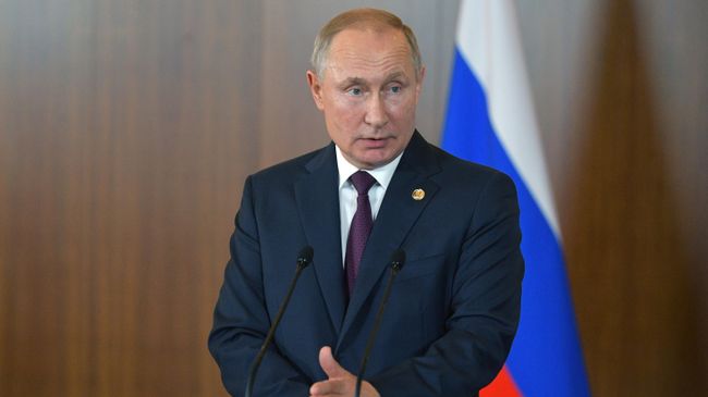 Президент РФ В. Путин на саммите БРИКС в Бразилии