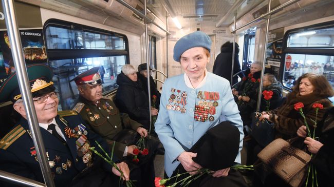 Запуск поезда метро Территория Победы Запуск поезда метро Территория Победы