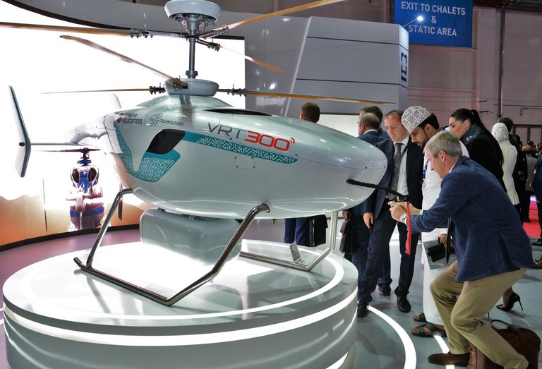 Беспилотный вертолет VRT-300 на международном авиасалоне Dubai Airshow 2019 Беспилотный вертолет VRT-300 на международном авиасалоне Dubai Airshow 2019