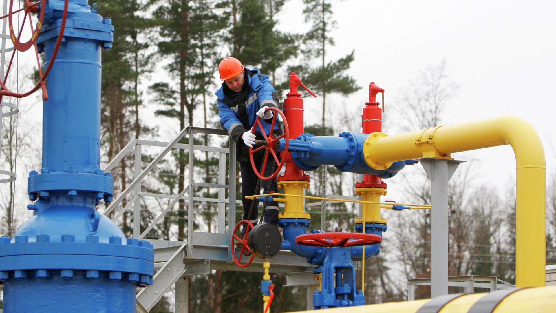 Газораспределительная станция Газораспределительная станция - РИА Новости, 1920, 28.09.2021
