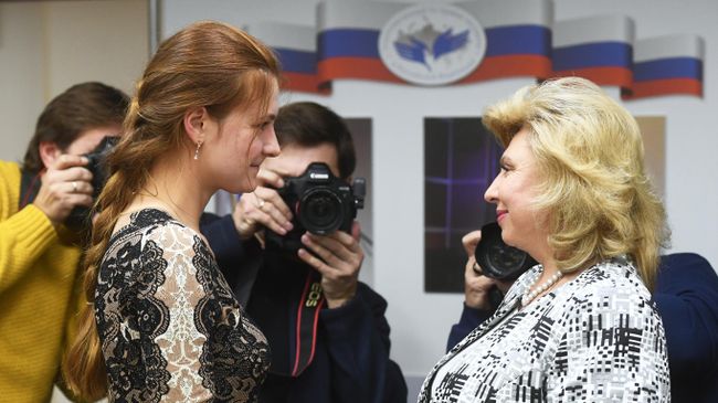 Уполномоченный по правам человека в РФ Татьяна Москалькова и Мария Бутина Уполномоченный по правам человека в РФ Татьяна Москалькова и Мария Бутина