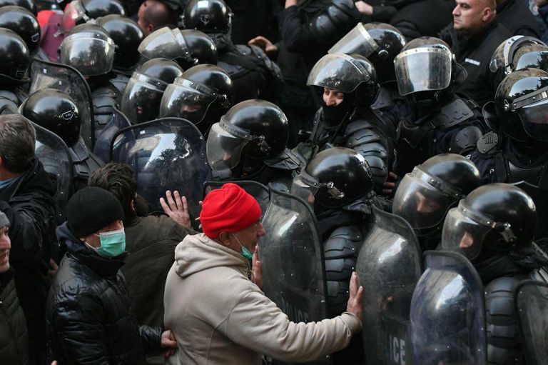 Акции протеста в Тбилиси