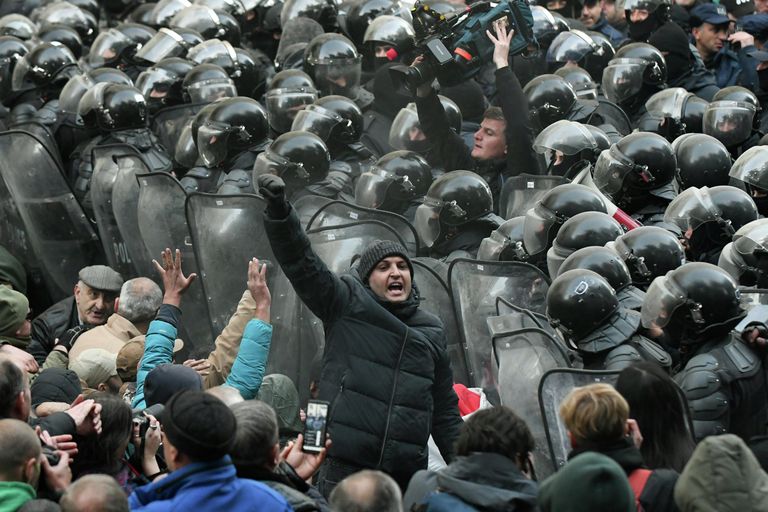 Акции протеста в Тбилиси Акции протеста в Тбилиси