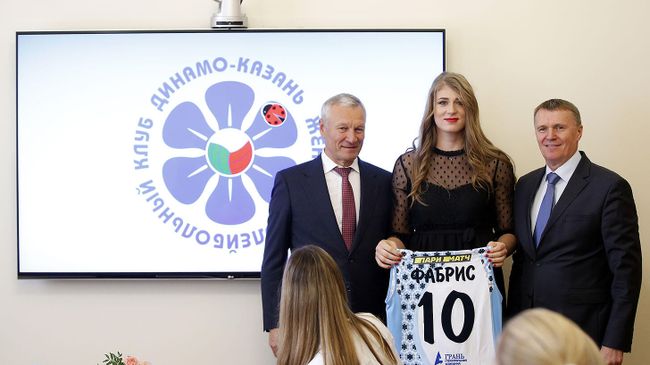 Саманта Фабрис, волейболистка казанского Динамо 