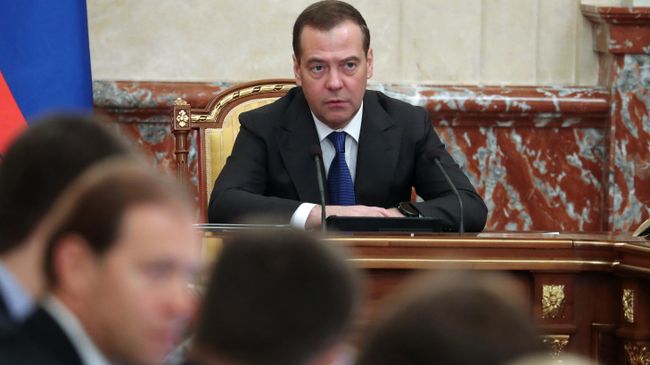Председатель правительства РФ Дмитрий Медведев