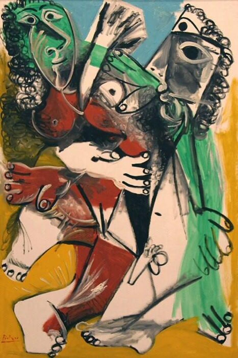 Картина Пабло Пикассо Homme et femme nus, 1962-1973 – 1969 г.