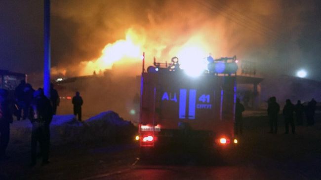 Пожар в ресторане Кристалл в Ханты-Мансийском автономном округе Пожар в ресторане Кристалл в Ханты-Мансийском автономном округе