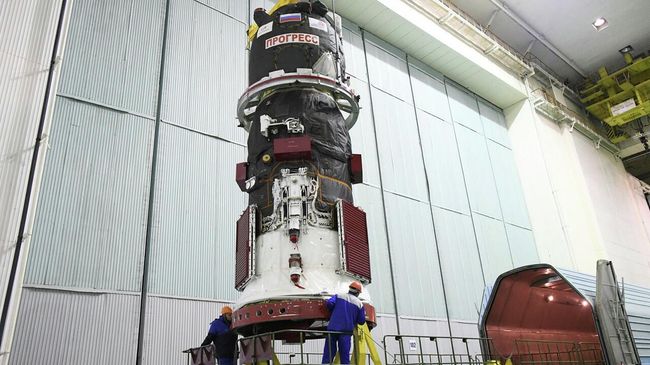 Подготовка к запуску грузового корабля Прогресс МС-13 Подготовка к запуску грузового корабля Прогресс МС-13