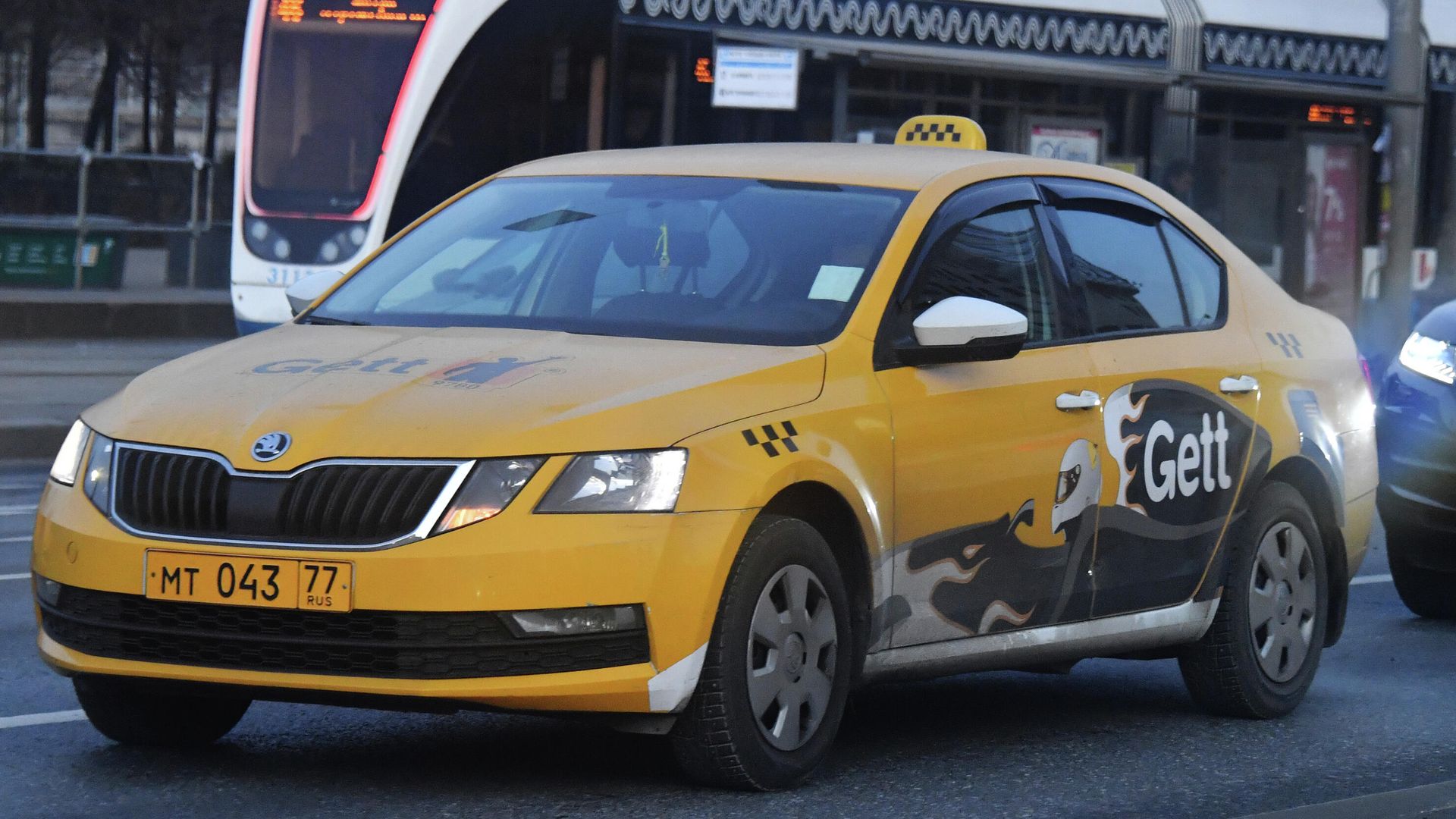 Автомобиль службы такси Gett Автомобиль службы такси Gett - РИА Новости, 1920, 11.03.2022