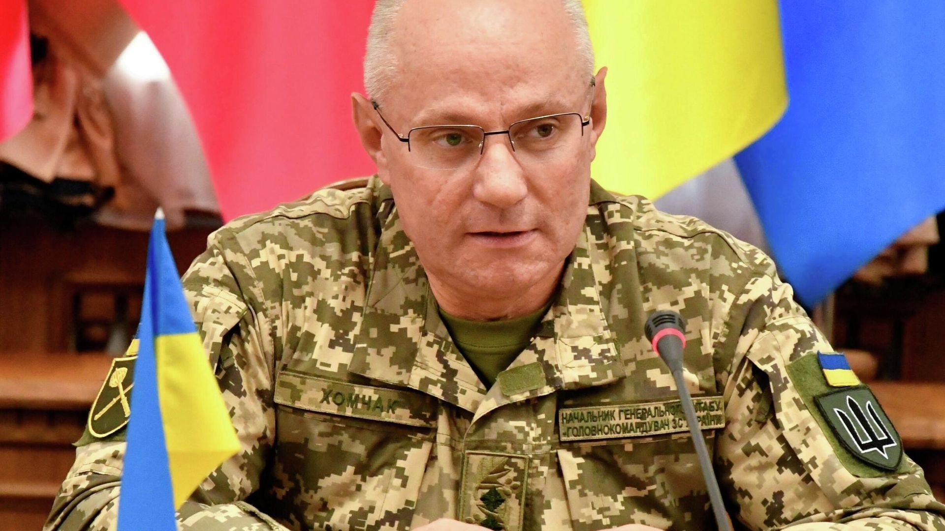 Начальник Генерального штаба - Главнокомандующий ВСУ генерал-лейтенант Руслан Хомчак - РИА Новости, 1920, 30.03.2021