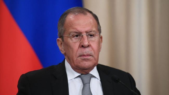 Министр иностранных дел РФ Сергей Лавров на пресс-конференции по итогам встречи с министром иностранных дел Исландии Гудлёйгуром Тор Тордарсоном