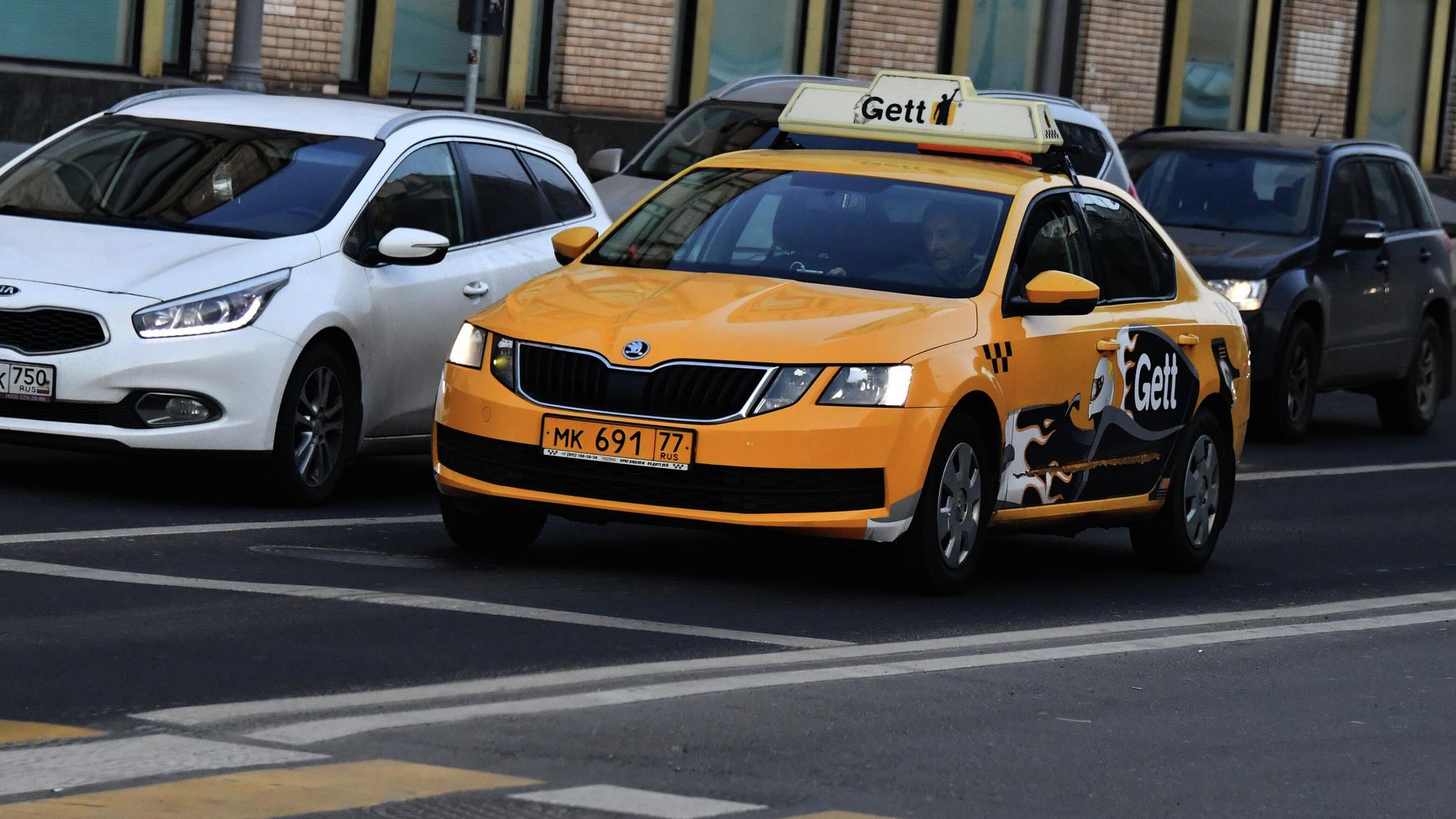 Автомобиль службы такси Gett Автомобиль службы такси Gett - РИА Новости, 1920, 19.05.2022