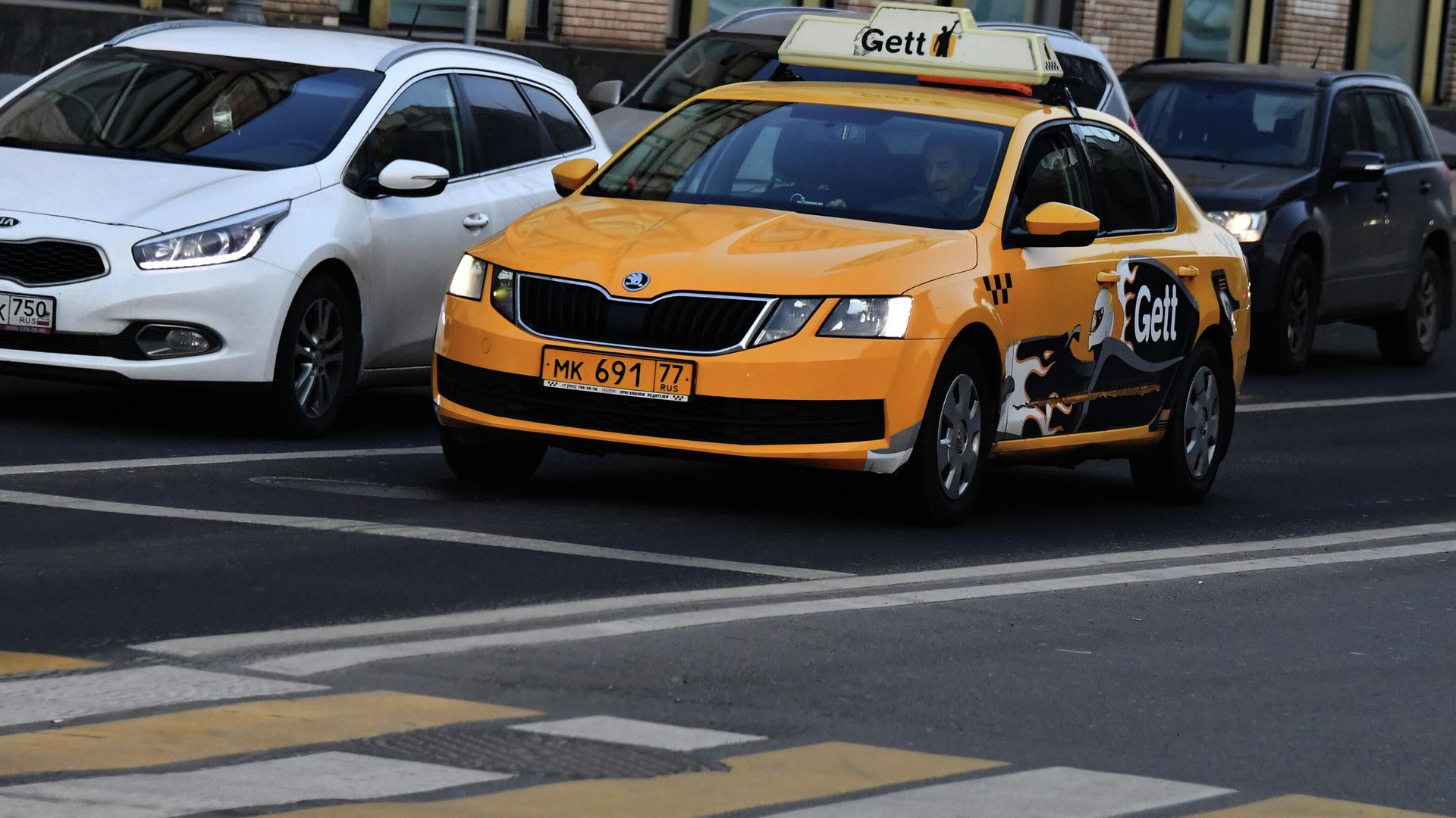 Автомобиль службы такси Gett Автомобиль службы такси Gett - РИА Новости, 1920, 19.05.2022
