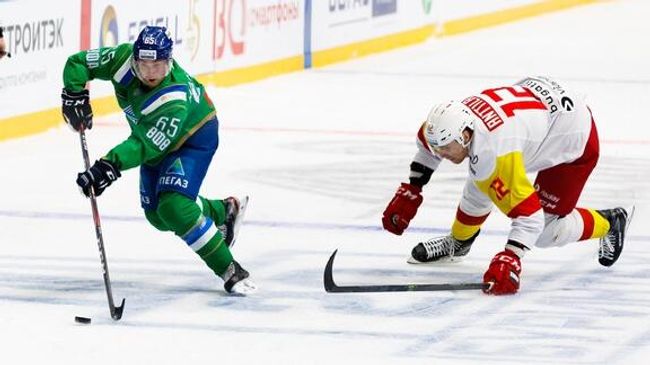 Салават Юлаев - Йокерит в матче регулярного чемпионата КХЛ
