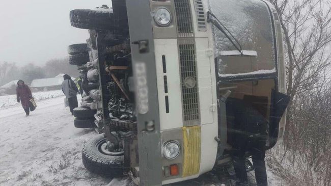 ДТП с участием рейсового автобуса в Белгородской области. 3 декабря 2019 ДТП с участием рейсового автобуса в Белгородской области. 3 декабря 2019