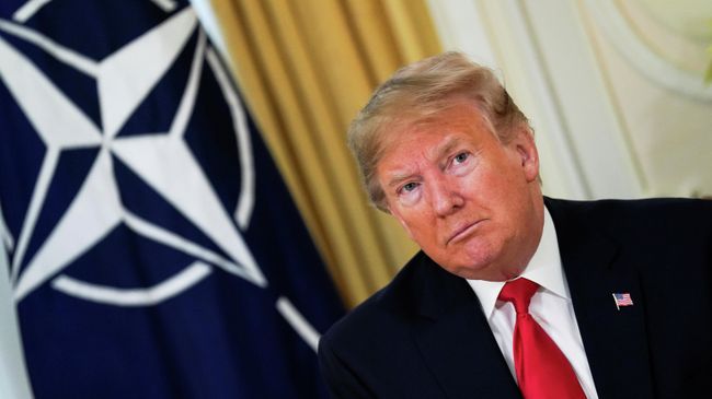Президент США Дональд Трамп во время саммита НАТО в Лондоне Президент США Дональд Трамп во время саммита НАТО в Лондоне