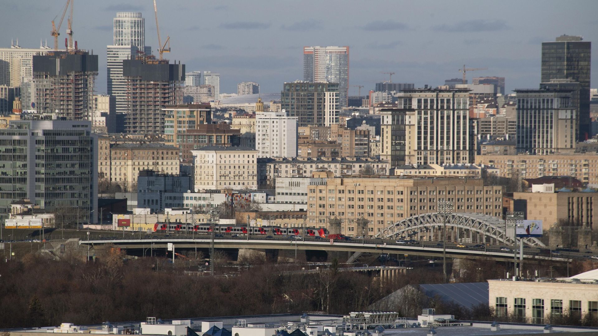 Вид на Москву с Воробьевых гор - РИА Новости, 1920, 20.01.2026