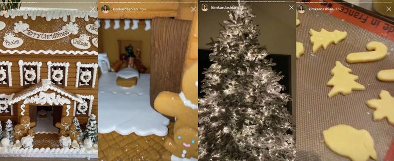 Cкриншот из сторис Ким Кардашьян в Instagram