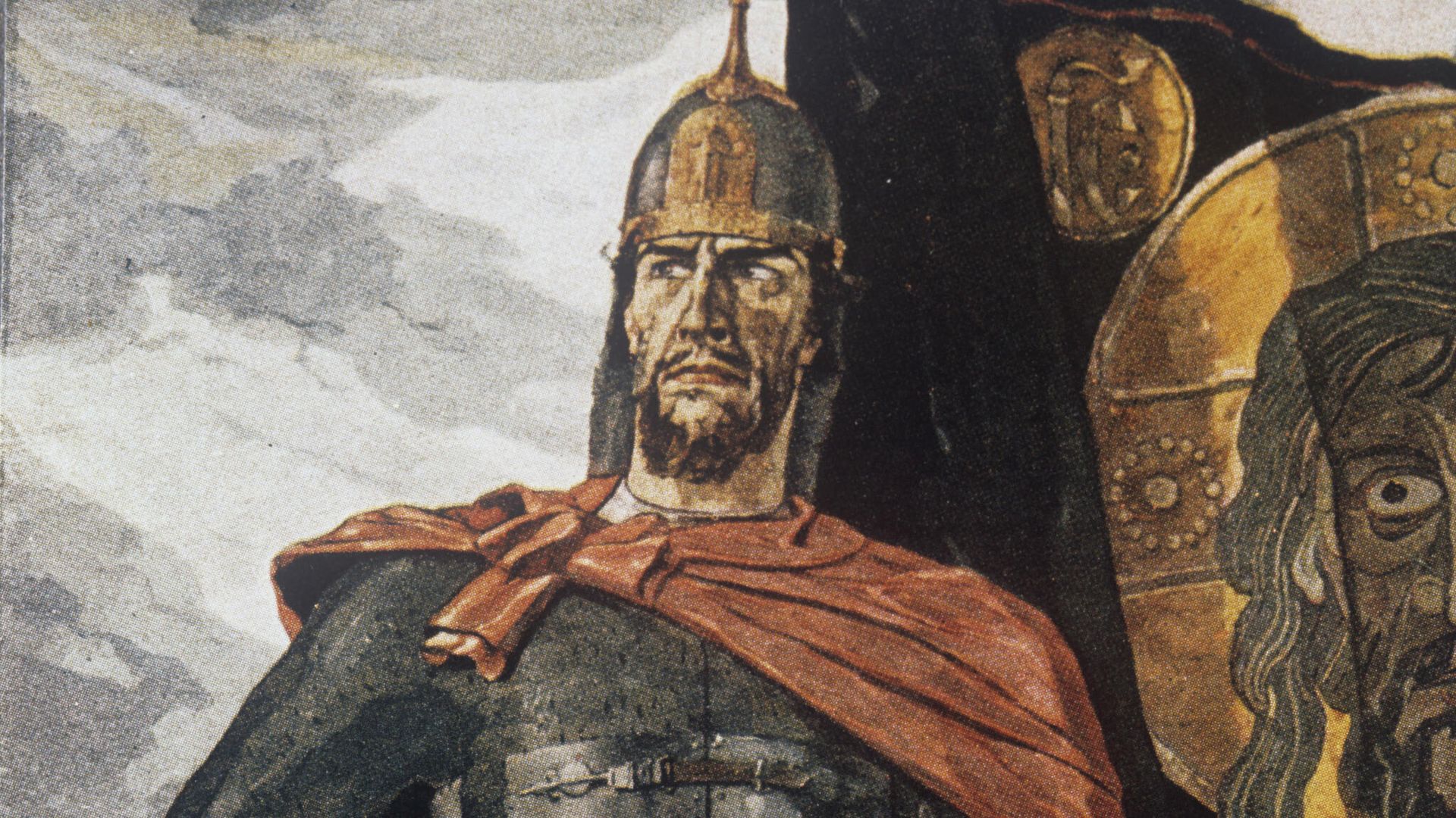 Репродукция картины Александр Невский. Центральная часть триптиха Репродукция картины Александр Невский. Центральная часть триптиха - РИА Новости, 1920, 23.02.2021