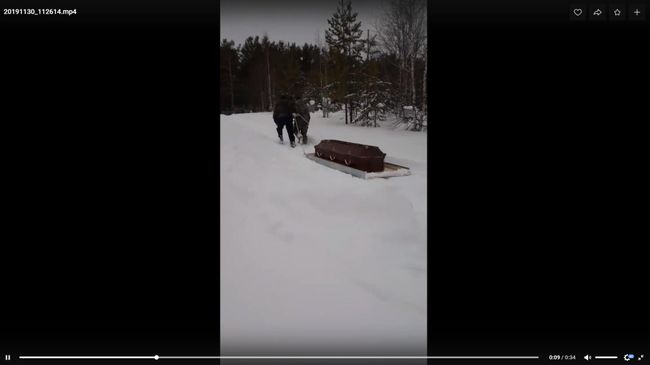 В Коми из-за нерасчищенных дорог пришлось везти покойника на санях В Коми из-за нерасчищенных дорог пришлось везти покойника на санях
