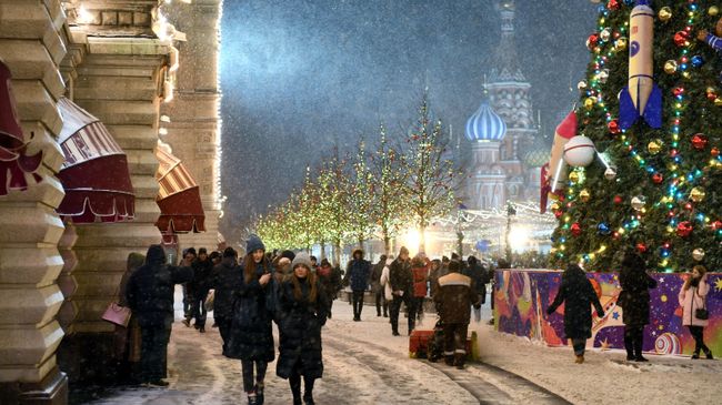 Новогоднее оформление Москвы Новогоднее оформление Москвы