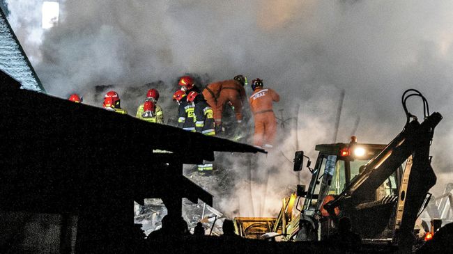 Взрыв газа в жилом доме в городе Шчырке, Польша. 4 декабря 2019 Взрыв газа в жилом доме в городе Шчырке, Польша. 4 декабря 2019