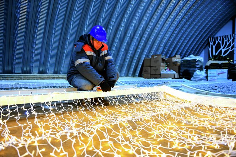 Новогодние украшения Москвы Новогодние украшения Москвы