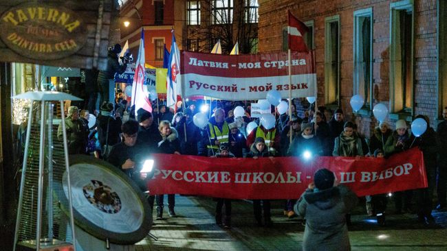 Акция в Риге в защиту образования на русском языке. 5 декабря 2019 Акция в Риге в защиту образования на русском языке. 5 декабря 2019