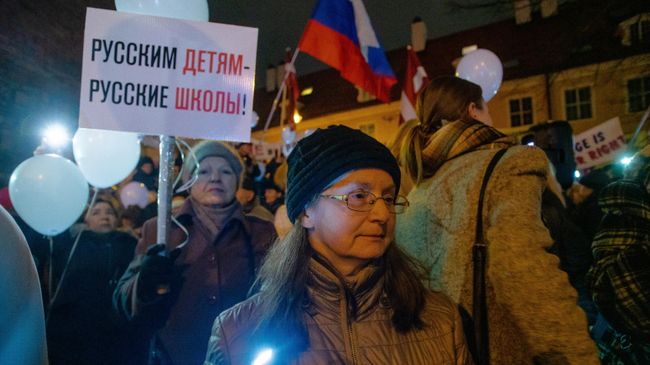 Акция в Риге в защиту образования на русском языке. 5 декабря 2019 Акция в Риге в защиту образования на русском языке. 5 декабря 2019