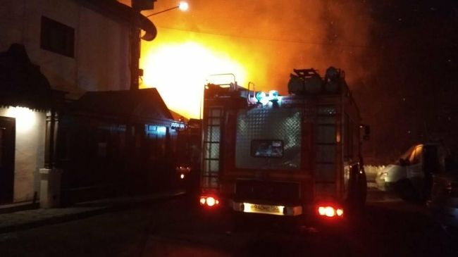 Ликвидация пожара в здании гостиницы Усадьба Ромашково в Одинцово Ликвидация пожара в здании гостиницы Усадьба Ромашково в Одинцово
