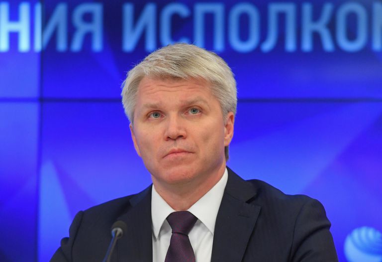 Министр спорта РФ Павел Колобков на пресс-конференции в МИА Россия сегодня 