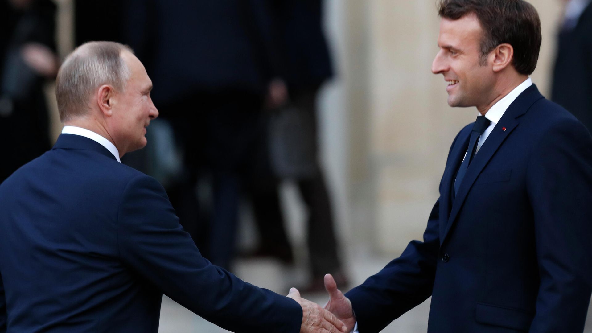 Президент России Владимир Путин и президент Франции Эммануэль Макрон - РИА Новости, 1920, 07.02.2022