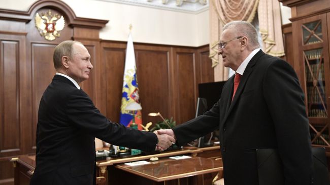 Владимир Путин и Владимир Жириновский