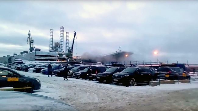 Пожар на авианосце Адмирал Кузнецов