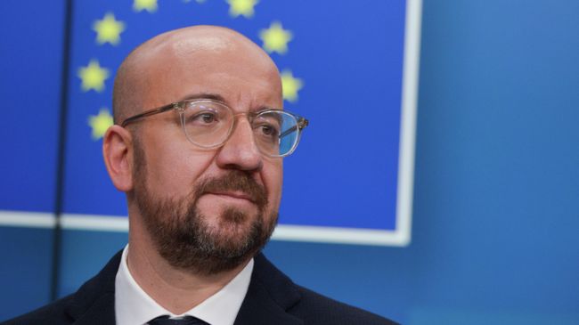 Глава Европейского совета Шарль Мишель Глава Европейского совета Шарль Мишель