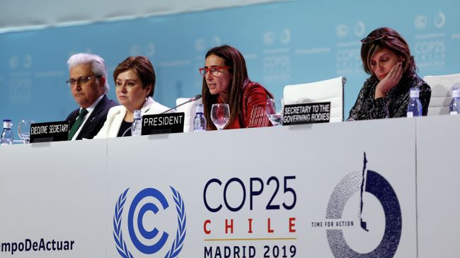 Закрытие климатической конференции COP25 в Мадриде Закрытие климатической конференции COP25 в Мадриде